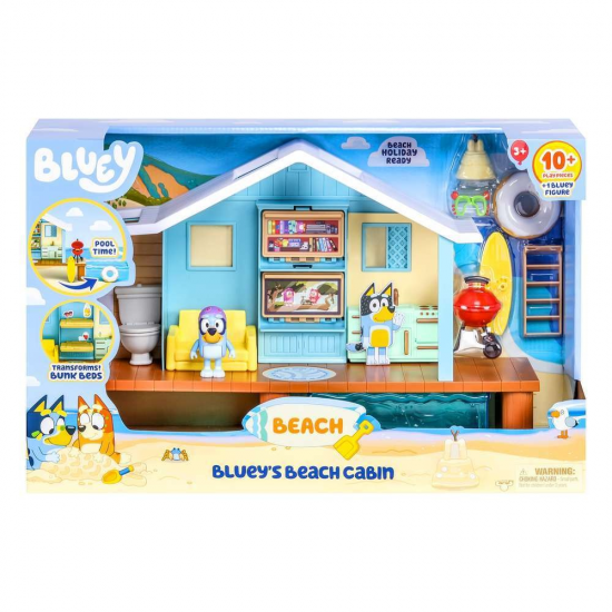 GIOCHI PREZIOSI BLUEY BEACH CABIN PLAYSET BLY66000