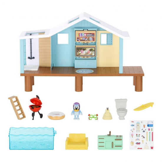 GIOCHI PREZIOSI BLUEY BEACH CABIN PLAYSET BLY66000