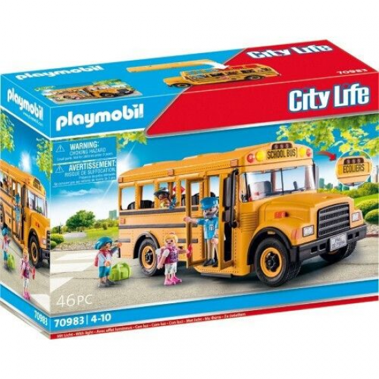 PLAYMOBIL CITY LIFE - ΣΧΟΛΙΚΟ ΛΕΩΦΟΡΕΙΟ ΜΕ ΜΑΘΗΤΕΣ 70983