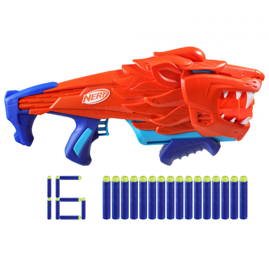 HASBRO NERF JR WILD LIONFURY ΜΕ 16 ΣΦΑΙΡΕΣ F8646