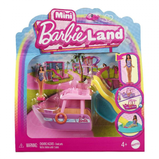 MATTEL BARBIE MINI BARBIELAND ΚΟΥΚΛΑ ΜΕ ΟΧΗΜΑ HYF38 / HYF41