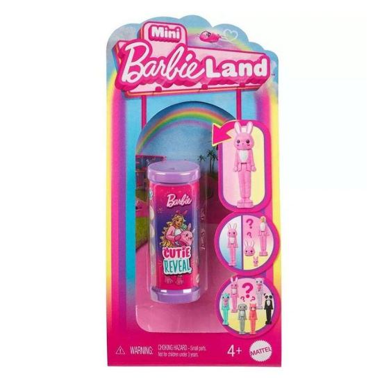 MATTEL BARBIE MINI BARBIELAND CUTIE REVEAL ΚΟΥΚΛΑ HYM25