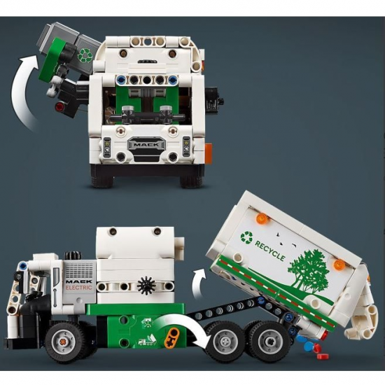 LEGO TECHNIC - MACK LR ELECTRIC GARBAGE TRUCK 42167