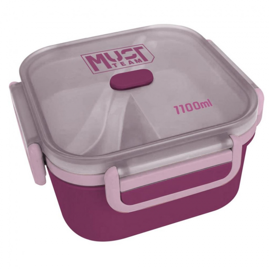 MUST ΦΑΓΗΤΟΔΟΧΕΙΟ ΠΛΑΣΤΙΚΟ 1100ML ΜΕ ΚΟΥΤΑΛΙ ΚΑΙ ΠΙΡΟΥΝΙ ΜΩΒ 585730 MUST ΦΑΓΗΤΟΔΟΧΕΙΟ ΠΛΑΣΤΙΚΟ 1100ML ΜΕ ΚΟΥΤΑΛΙ ΚΑΙ ΠΙΡΟΥΝΙ ΜΩΒ 585730
