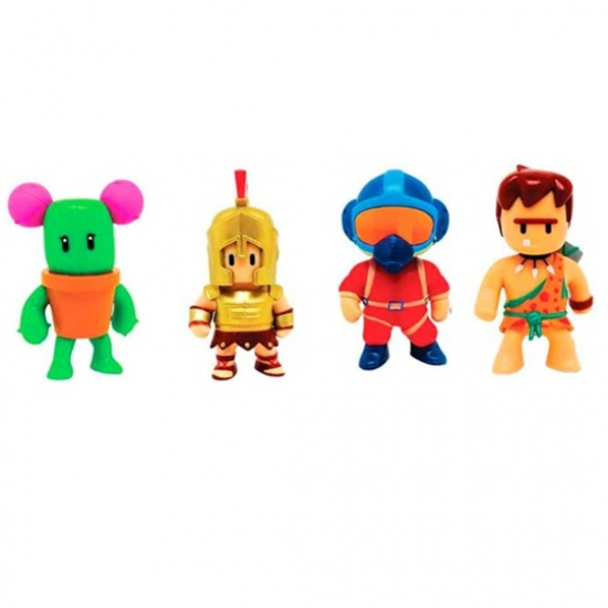 JUST TOYS STUMBLE GUYS 3D MINI FIGURES SERIES 4 ΣΕΤ 5 ΦΙΓΟΥΡΕΣ 40005