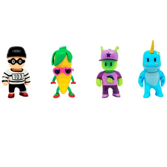 JUST TOYS STUMBLE GUYS 3D MINI FIGURES SERIES 4 ΣΕΤ 5 ΦΙΓΟΥΡΕΣ 40005