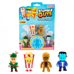 JUST TOYS STUMBLE GUYS 3D MINI FIGURES SERIES 4 ΣΕΤ 5 ΦΙΓΟΥΡΕΣ 40005