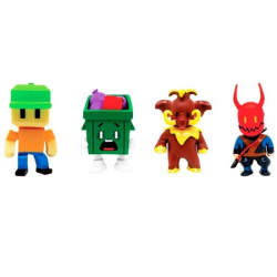 JUST TOYS STUMBLE GUYS 3D MINI FIGURES SERIES 4 ΣΕΤ 5 ΦΙΓΟΥΡΕΣ 40005