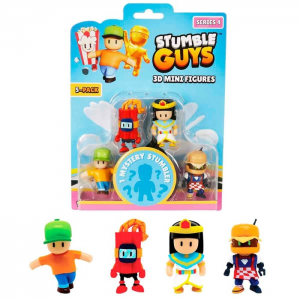JUST TOYS STUMBLE GUYS 3D MINI FIGURES SERIES 4 ΣΕΤ 5 ΦΙΓΟΥΡΕΣ 40005