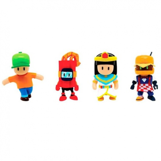 JUST TOYS STUMBLE GUYS 3D MINI FIGURES SERIES 4 ΣΕΤ 5 ΦΙΓΟΥΡΕΣ 40005