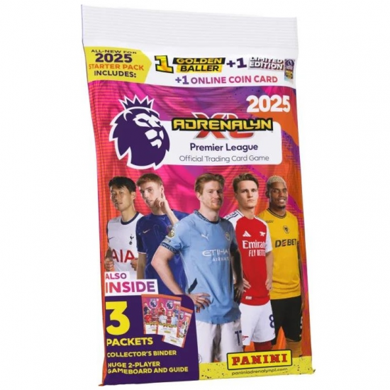 PANINI PREMIER LEAGUE 2025 ADRENALYN XL MEGASTARTER PACK 015317