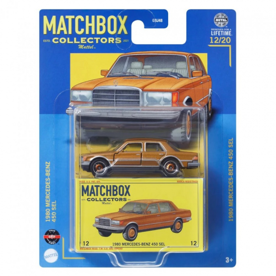 MATTEL MATCHBOX COLLECTORS ΑΥΤΟΚΙΝΗΤΑΚΙΑ - 1980 MERCEDES-BENZ 450 SEL GBJ48 / HVW07