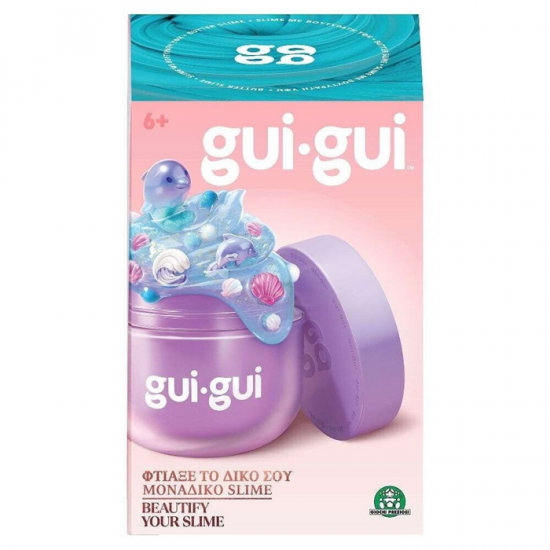 GIOCHI PREZIOSI GUI-GUI SLIME ΒΑΖΑΚΙ ΜΕ ΑΡΩΜΑΤΙΚΗ ΧΛΑΠΑΤΣΑ ΒΟΥΤΥΡΟΥ ΚΑΙ ΦΙΓΟΥΡΑ ΜΠΛΕ GUG03000