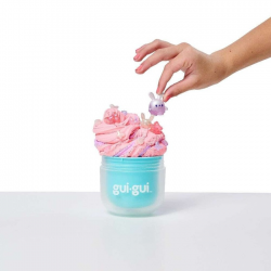 GIOCHI PREZIOSI GUI-GUI SLIME ΒΑΖΑΚΙ ΜΕ ΑΡΩΜΑΤΙΚΗ ΧΛΑΠΑΤΣΑ ΓΥΑΛΙΣΤΕΡΟ ΚΑΙ ΦΙΓΟΥΡΑ ΡΟΖ GUG03000