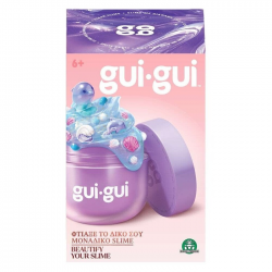 GIOCHI PREZIOSI GUI-GUI SLIME ΒΑΖΑΚΙ ΜΕ ΑΡΩΜΑΤΙΚΗ ΧΛΑΠΑΤΣΑ ΔΙΑΦΑΝΕΣ ΚΑΙ ΦΙΓΟΥΡΑ ΜΩΒ GUG03000