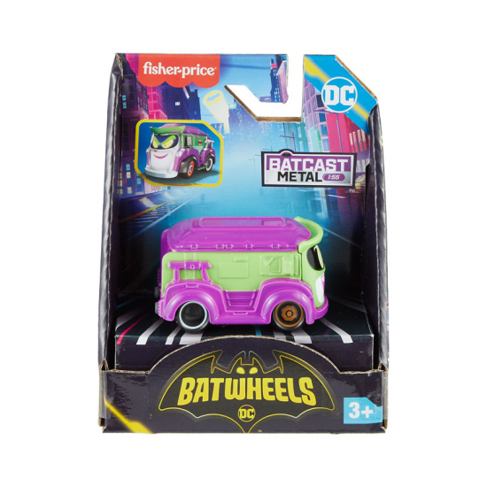 FISHER PRICE BATWHEELS - ΟΧΗΜΑ PRANK THE JOKER VAN HML12 / HML14