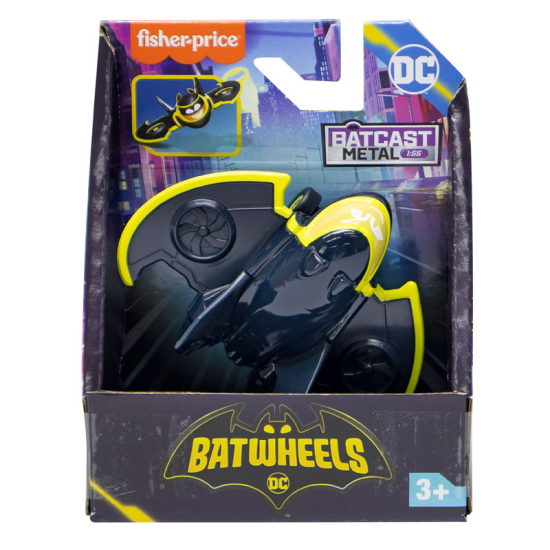 FISHER PRICE BATWHEELS - ΟΧΗΜΑ BATWING THE BAT PLANE HML12 / HYB67