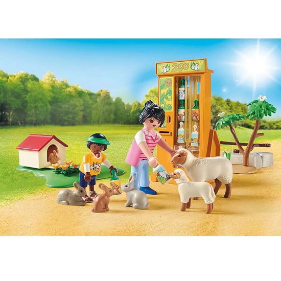 PLAYMOBIL CITY FUN - ΖΩΟΛΟΓΙΚΟΣ ΚΗΠΟΣ ΜΕ ΗΜΕΡΑ ΖΩΑ 71191