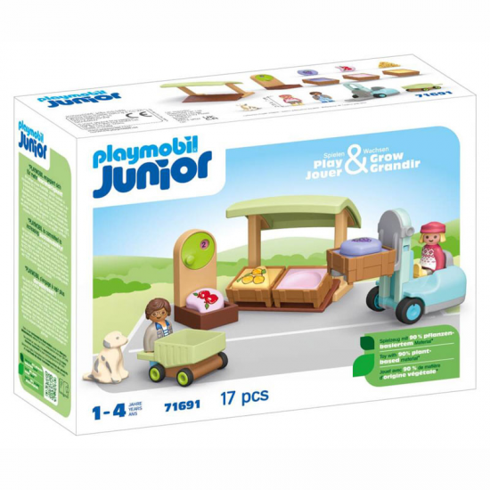 PLAYMOBIL JUNIOR - ΠΑΓΚΟΣ ΒΙΟΛΟΓΙΚΩΝ ΠΡΟΪΟΝΤΩΝ ΚΑΙ ΚΛΑΡΚ 71691