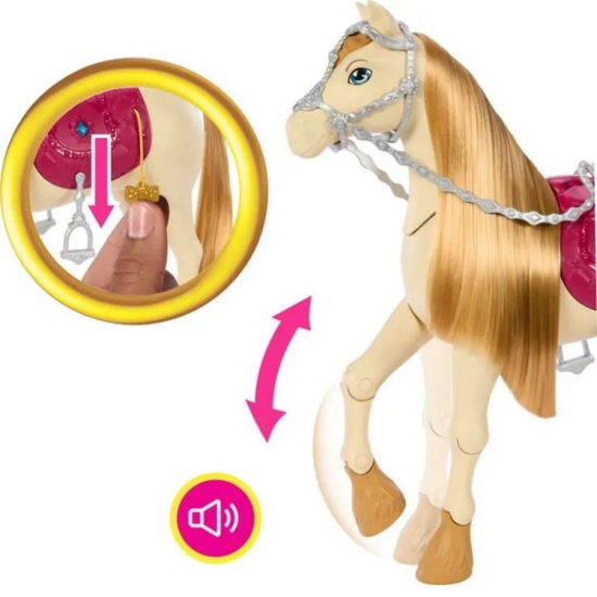 MATTEL BARBIE THE GREAT HORSE CHASE ΑΛΟΓΟ ΜΕ ΑΞΕΣΟΥΑΡ HXJ42