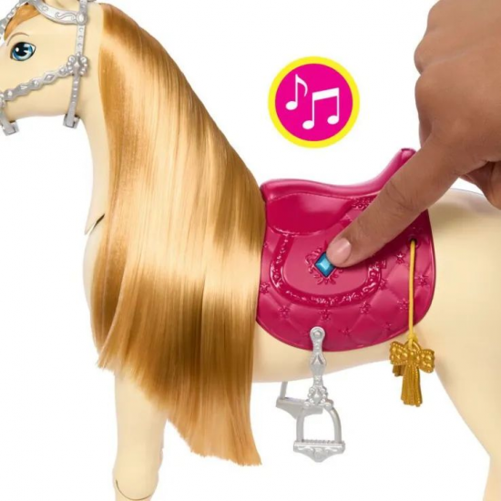 MATTEL BARBIE THE GREAT HORSE CHASE ΑΛΟΓΟ ΜΕ ΑΞΕΣΟΥΑΡ HXJ42