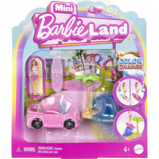 MATTEL BARBIE MINI BARBIELAND ΚΟΥΚΛΑ ΜΕ ΟΧΗΜΑ HYF38 / JCR35