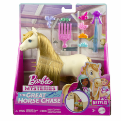 MATTEL BARBIE THE GREAT HORSE CHASE - ΠΟΝΥ ΜΕ ΞΑΝΘΑ ΜΑΛΛΙΑ HXJ29 / HXJ36
