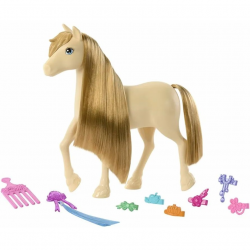 MATTEL BARBIE THE GREAT HORSE CHASE - ΠΟΝΥ ΜΕ ΞΑΝΘΑ ΜΑΛΛΙΑ HXJ29 / HXJ36