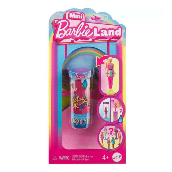 MATTEL BARBIE MINI BARBIELAND COLOR REVEAL ΚΟΥΚΛΑ ΕΚΠΛΗΞΗ HYF28