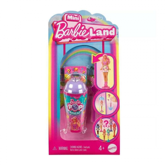 MATTEL BARBIE MINI BARBIELAND POP REVEAL ΚΟΥΚΛΑ ΕΚΠΛΗΞΗ HYM26