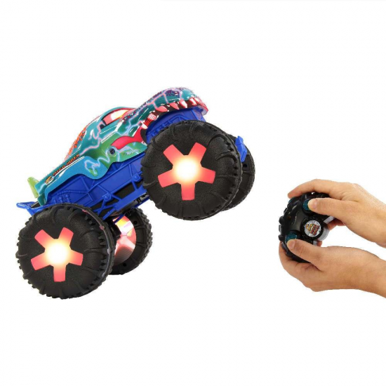 MATTEL HOT WHEELS MONSTER TRUCK POWER SMASHERS ΤΗΛΕΚΑΤΕΥΘΥΝΟΜΕΝΟ MEGA-WREX ALIVE 1:15 JBD90