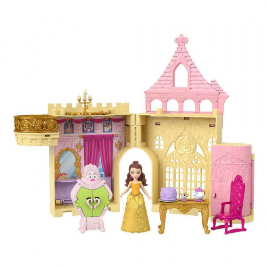 MATTEL DISNEY PRINCESS ΜΙΝΙ ΚΟΥΚΛΕΣ ΠΑΛΑΤΙ ΠΕΝΤΑΜΟΡΦΗΣ HLW92 / HLW94