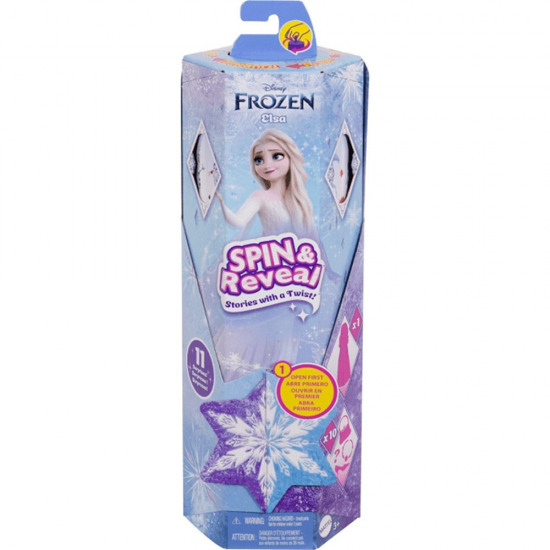 MATTEL DISNEY FROZEN SPIN AND REVEAL ΚΟΥΚΛΑ ELSA HTG25