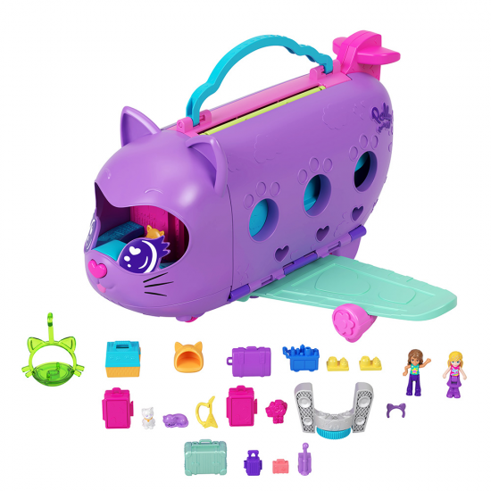 MATTEL POLLY POCKET ΑΕΡΟΠΛΑΝΟ KITTY AIRWAYS HWP19