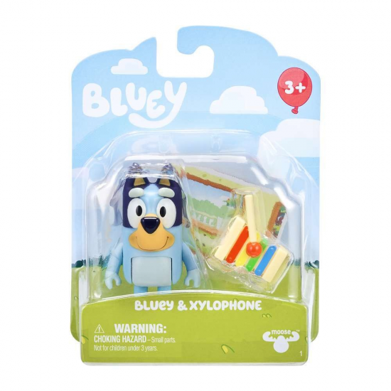 GIOCHI PREZIOSI BLUEY ΦΙΓΟΥΡΑ BLUEY AND XYLOPHONE ΜΕ ΑΞΕΣΟΥΑΡ BLY45000