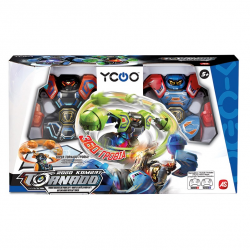 SILVERLIT YOCO ΤΗΛΕΚΑΤΕΥΘΥΝΟΜΕΝΑ ΡΟΜΠΟΤ ΣΕΤ 2 - ROBO KOMBAT 360 TORNADO ΚΟΚΚΙΝΟ-ΠΟΡΤΟΚΑΛΙ 7530-86883