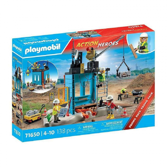 PLAYMOBIL ACTION HEROES - ΕΡΓΟΤΑΞΙΟ 71650