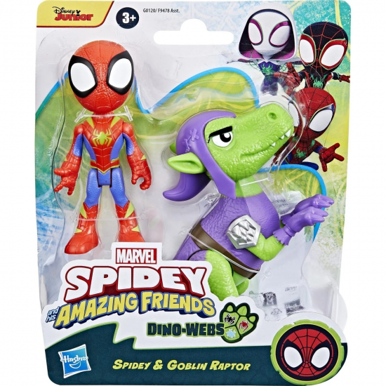 HASBRO SPIDEY AND HIS AMAZING FRIENDS SPIDEY AND GOBLIN RAPTOR F9478 / G0120