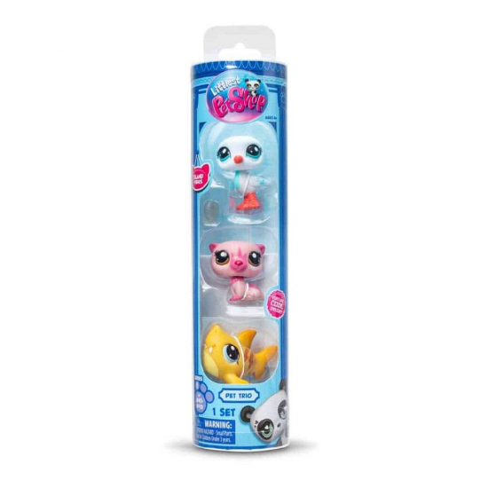 LITTLES PET SHOP ISLAND VIBES PET 3 ΦΙΓΟΥΡΕΣ ΣΕ ΣΩΛΗΝΑ W1 BF000550-W1 / 00551