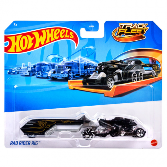 MATTEL HOT WHEELS ΝΕΕΣ ΝΤΑΛΙΚΕΣ TRACK FLEET - RAT RIDER RIG HYT56 / HYT57