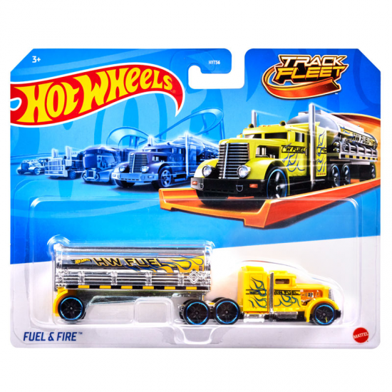 MATTEL HOT WHEELS ΝΕΕΣ ΝΤΑΛΙΚΕΣ TRACK FLEET - FUEL AND FIRE HYT56 / HYT59