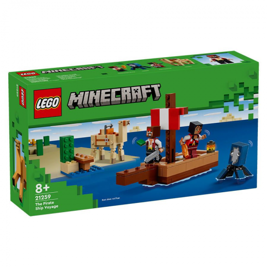 LEGO MINECRAFT - THE PIRATE SHIP VOYAGE 21259 LEGO MINECRAFT - THE PIRATE SHIP VOYAGE 21259