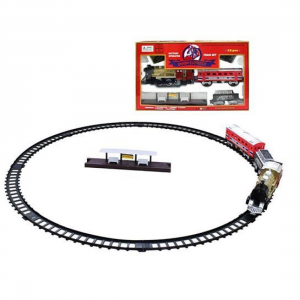 MARTIN TOYS ΤΡΕΝO ΜΠΑΤΑΡΙΑΣ ΜΕ ΡΑΓΕΣ ΦΩΤΑ ΚΑΙ ΚΑΠΝΟ 7013