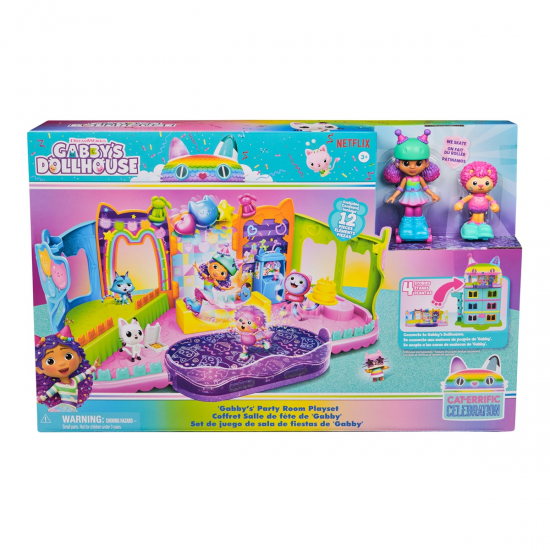 SPIN MASTER GABBY'S DOLLHOUSE GABBY'S PARTY ROOM PLAYSET 20146557 / 6069755