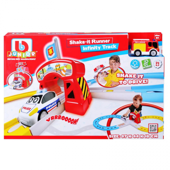 BURAGO JUNIOR SHAKE IT RUNNER TRACK ΠΙΣΤΑ ΜΕ ΠΥΡΟΣΒΕΣΤΙΚΟ ΑΥΤΟΚΙΝΗΤΟ 16-88618