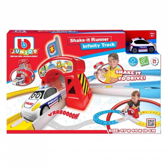 BURAGO JUNIOR SHAKE IT RUNNER TRACK ΠΙΣΤΑ ΜΕ ΑΣΤΥΝΟΜΙΚΟ ΑΥΤΟΚΙΝΗΤΟ 16-88618