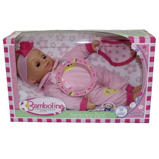 JUST TOYS BAMBOLINA ΜΩΡΟ 34 ΕΚ. ΜΙΛΑΕΙ ΕΛΛΗΝΙΚΑ BD348