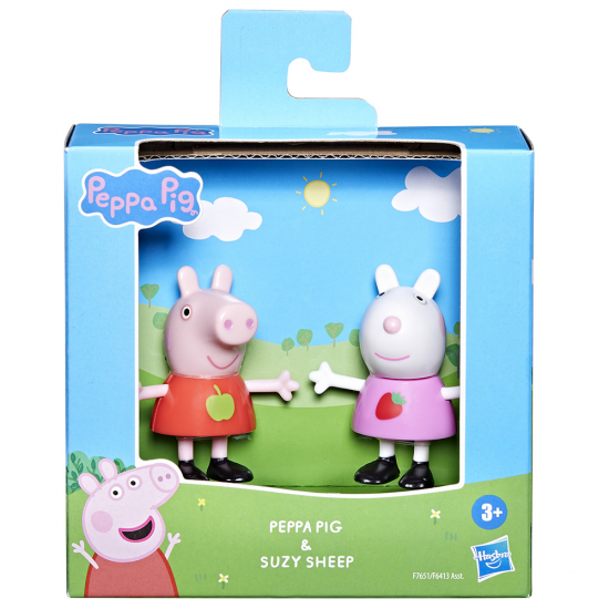 HASBRO PEPPA PIG BEST FRIENDS ΣΕΤ 2 ΦΙΓΟΥΡΕΣ PEPPA PIG AND SUZY SHEEP F6413 / F7651