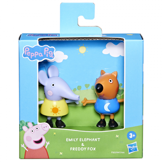 HASBRO PEPPA PIG BEST FRIENDS ΣΕΤ 2 ΦΙΓΟΥΡΕΣ EMILY ELEPHANT AND FREDDY FOX F6413 / F7653