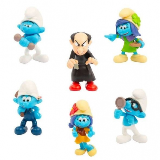 GIOCHI PREZIOSI THE SMURFS - ΣΤΡΟΥΜΦΑΚΙΑ ΣΕΤ 6 ΦΙΓΟΥΡΕΣ PUF14000